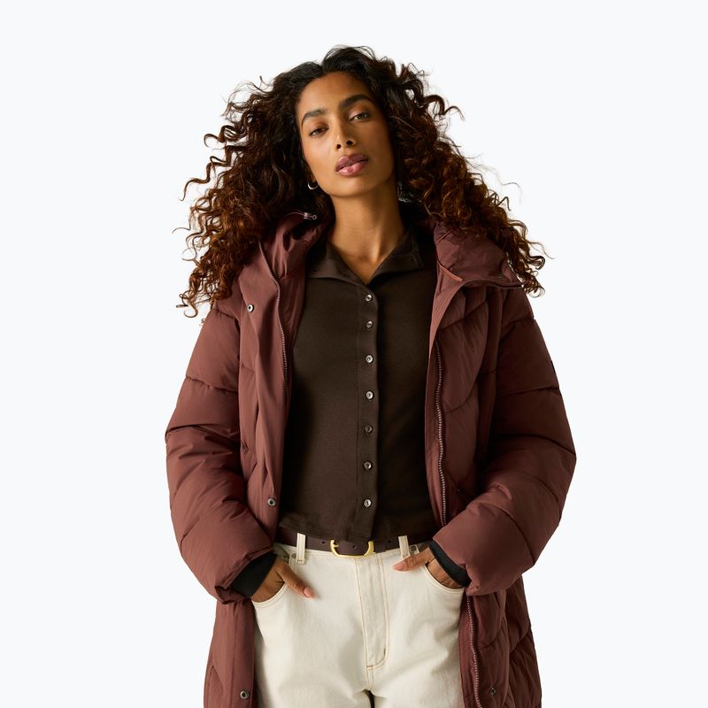 Cappotto imbottito da donna REGATTA Eloria dark cherry 7