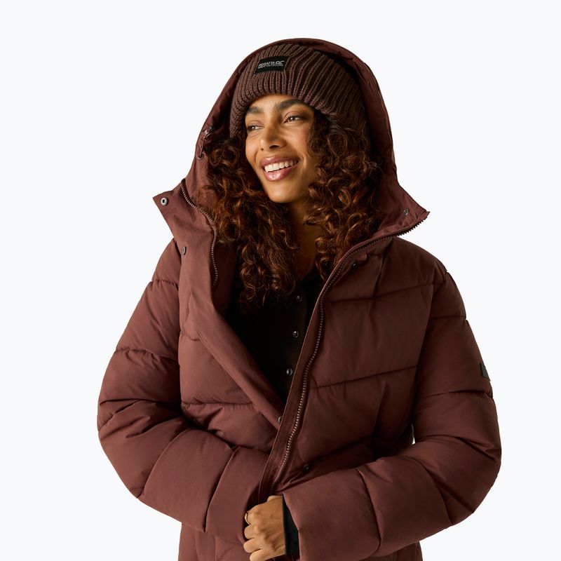 Cappotto imbottito da donna REGATTA Eloria dark cherry 8