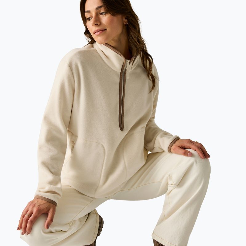 Pile donna Regatta Frankie Half Zip light vanilla/mocha 6