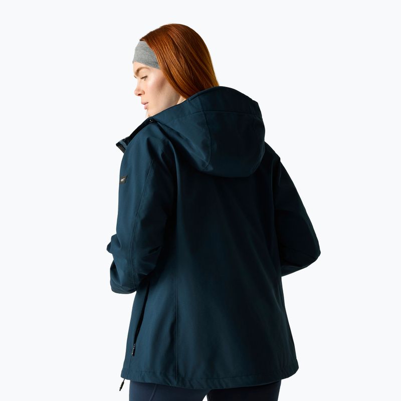 Giacca impermeabile da donna REGATTA Birchdale II navy/skyway 4