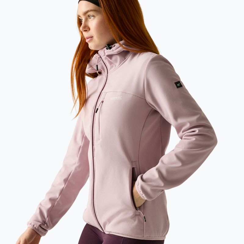 Giacca softshell da donna REGATTA Ossek powder lilac 4