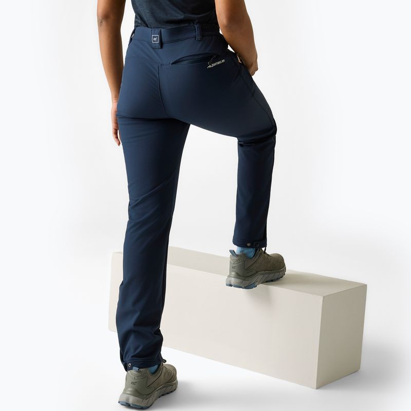 Pantaloni softshell da donna REGATTA Geo Softshell II navy 4