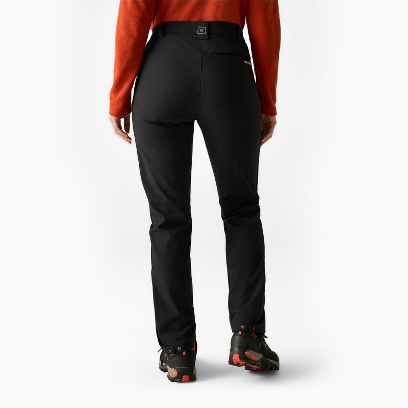 Pantaloni softshell da donna REGATTA Geo Softshell II black 3