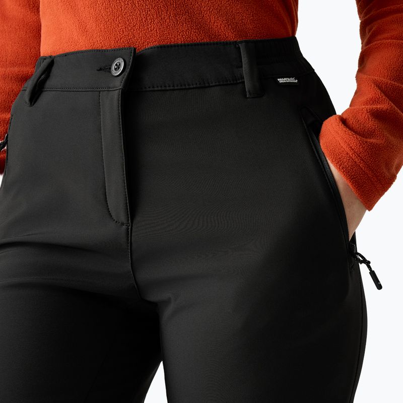 Pantaloni softshell da donna REGATTA Geo Softshell II black 4