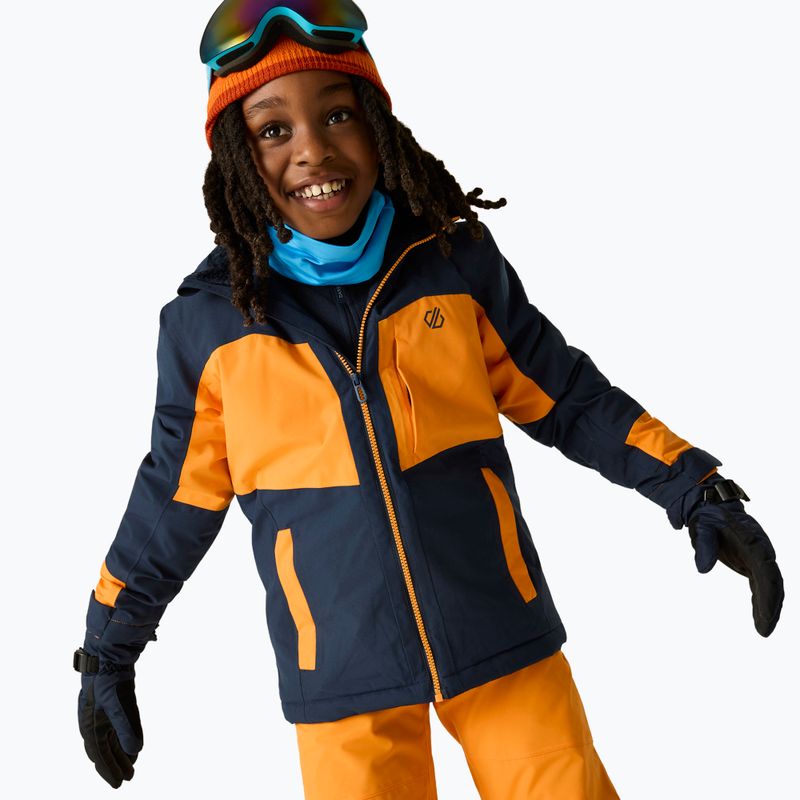 Giacca da sci bambino Dare2B Rip It Jacket navy/electric orange 4