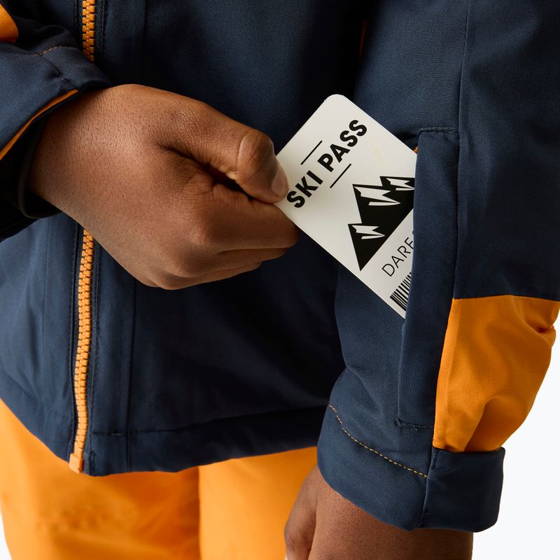 Giacca da sci bambino Dare2B Rip It Jacket navy/electric orange 8