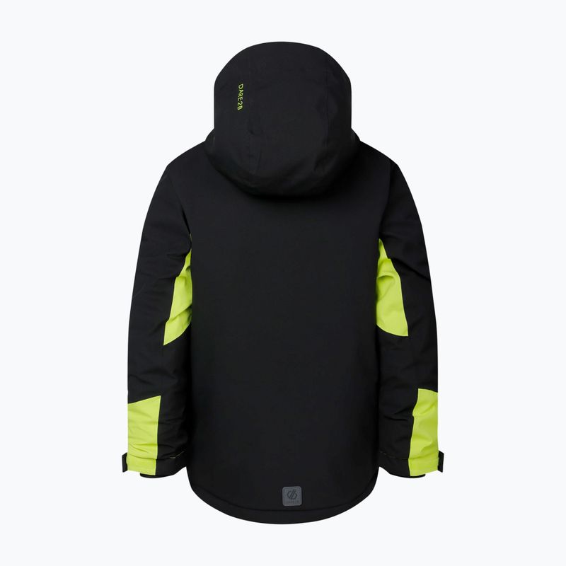 Giacca da sci bambino Dare2B Rip It Jacket black/wild lime 11