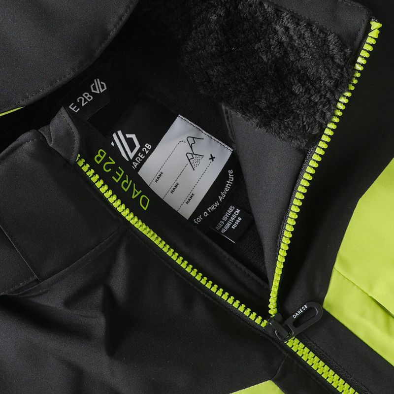 Giacca da sci bambino Dare2B Rip It Jacket black/wild lime 13