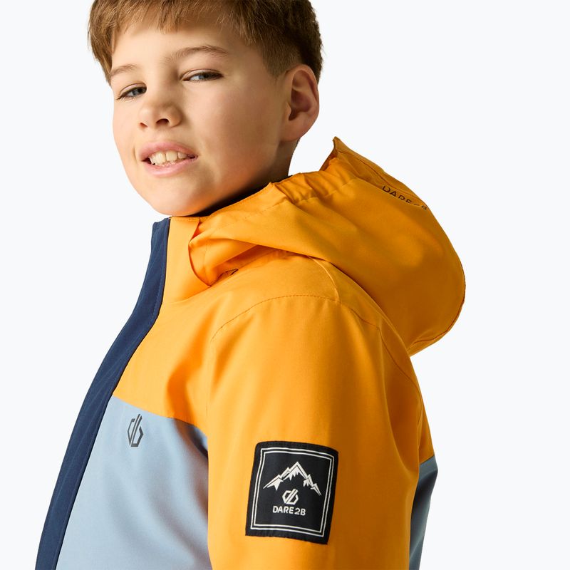 Giacca da sci bambino Dare2B Send It II Jacket electric orange/navy 6
