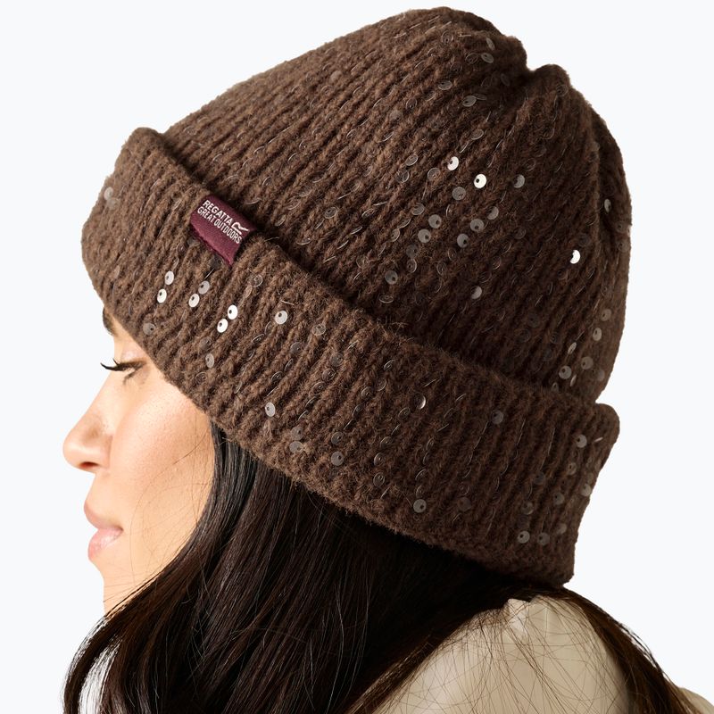 Berretto invernale da donna REGATTA Lorelai Hat mocha 4