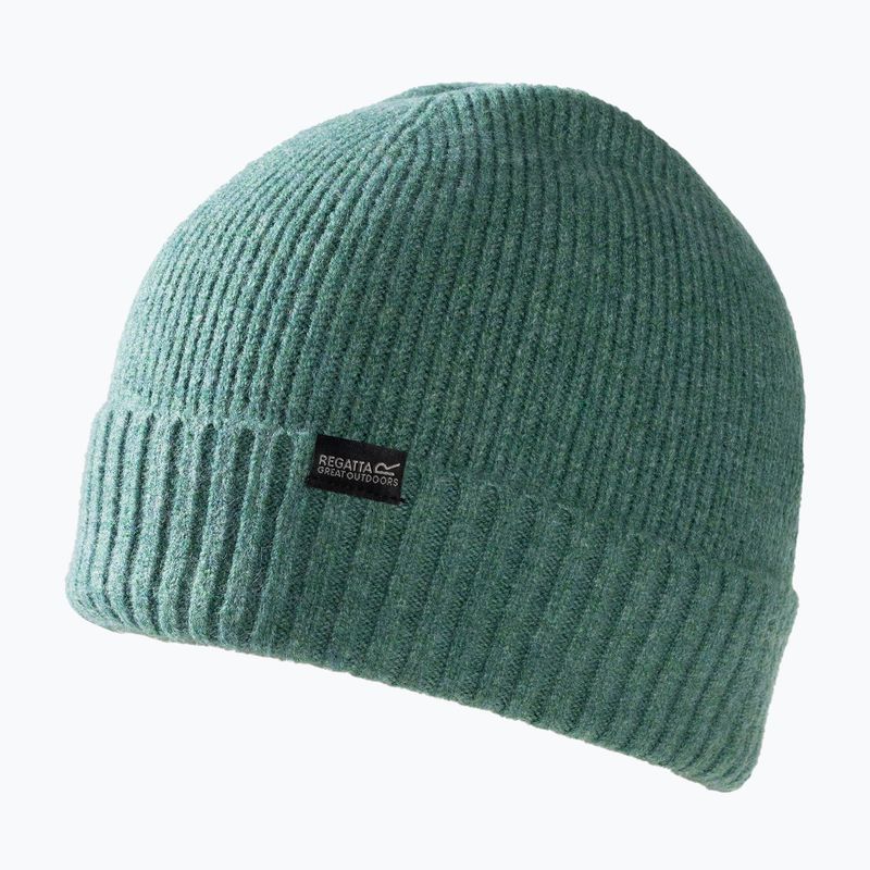 Berretto invernale da donna REGATTA Ribbed Basic dark forest green 2