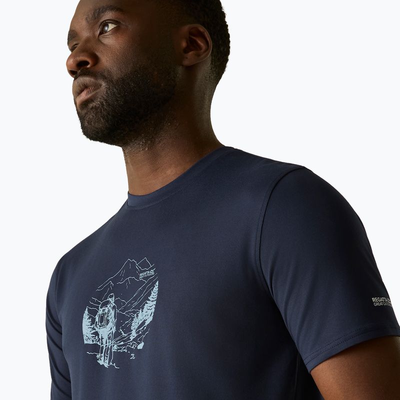 Maglietta da trekking uomo REGATTA Fingal Stretch navy 4