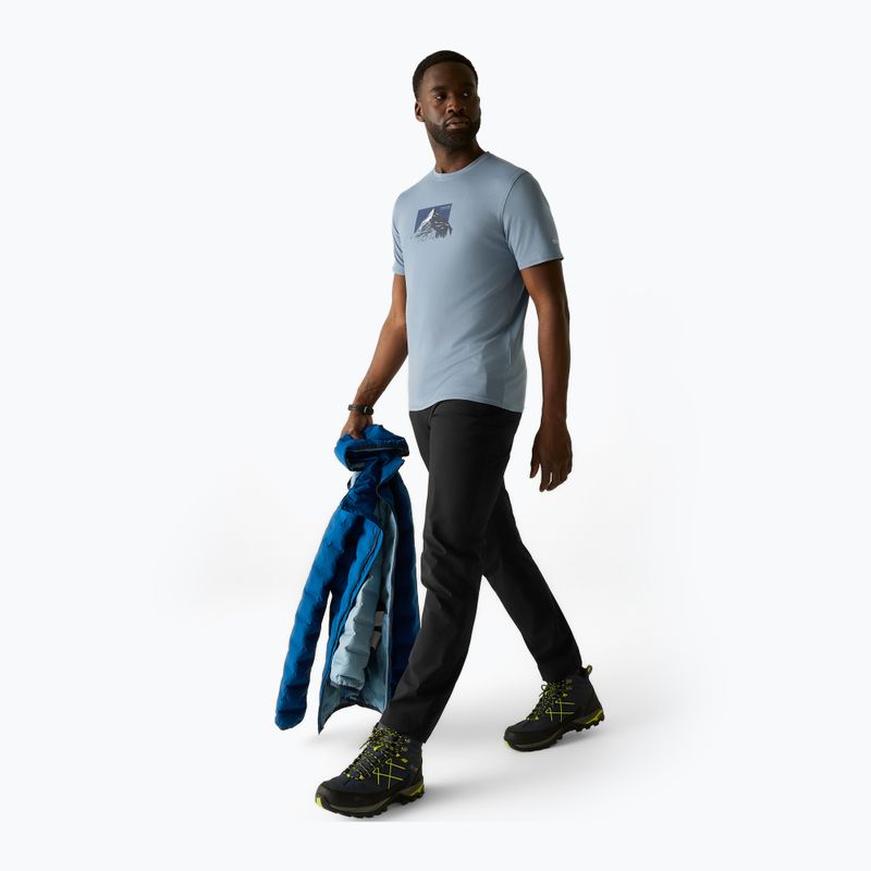 Maglietta da trekking uomo REGATTA Fingal Stretch dusky blue 2