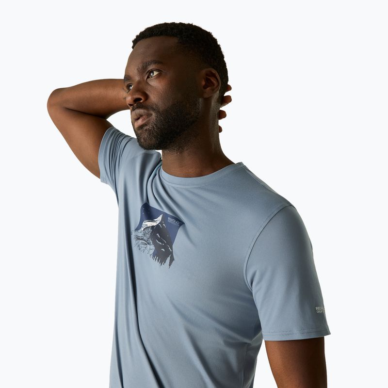 Maglietta da trekking uomo REGATTA Fingal Stretch dusky blue 5