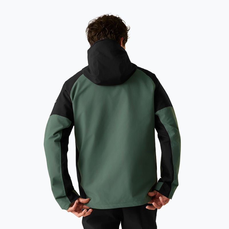 Giacca 3-in-1 da uomo REGATTA Wentwood 3in1 dark forest green/black 3