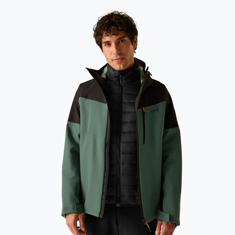 Giacca 3-in-1 da uomo REGATTA Wentwood 3in1 dark forest green/black 4