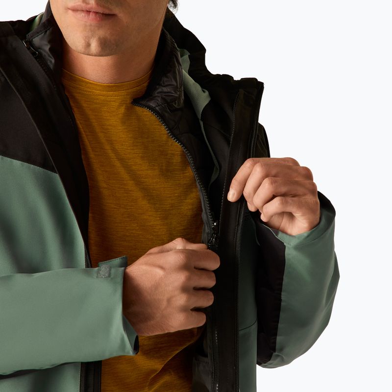 Giacca 3-in-1 da uomo REGATTA Wentwood 3in1 dark forest green/black 7