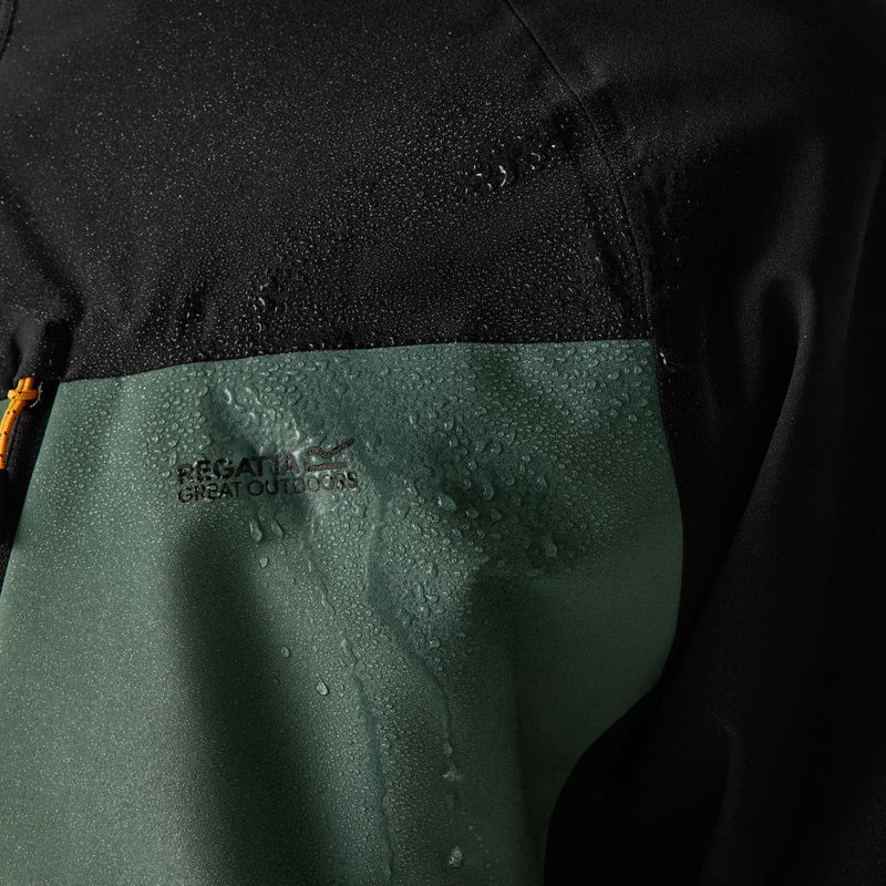 Giacca 3-in-1 da uomo REGATTA Wentwood 3in1 dark forest green/black 8
