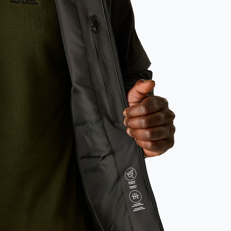 Giacca impermeabile da uomo Regatta Highton Stretch Padded Jacket ash/black 8
