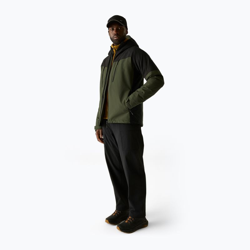 Giacca impermeabile da uomo REGATTA Highton Stretch Padded dark khaki/black 2
