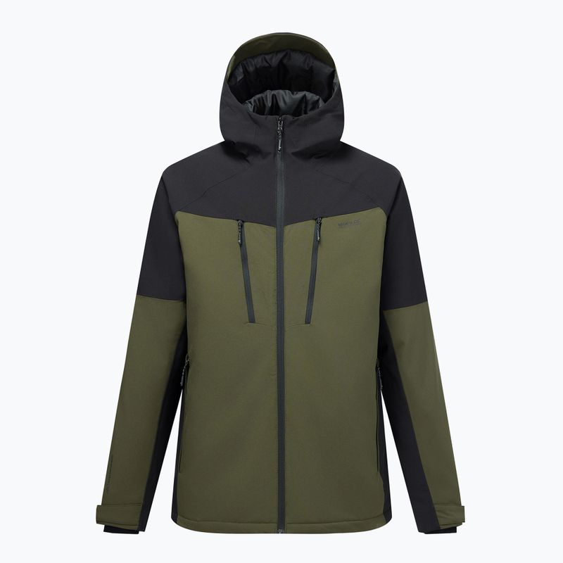 Giacca impermeabile da uomo REGATTA Highton Stretch Padded dark khaki/black 10