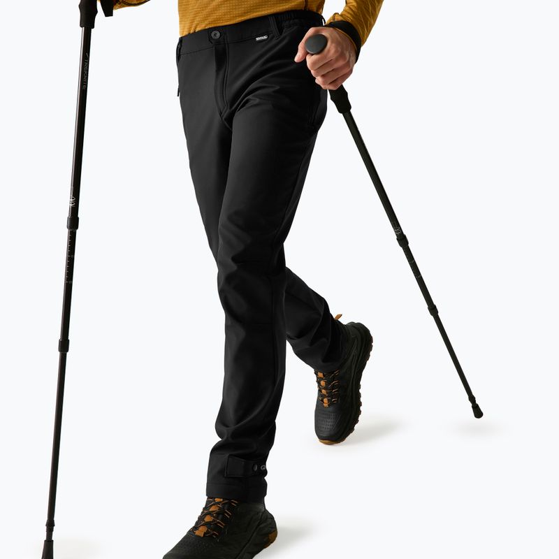 Pantaloni softshell da uomo REGATTA Geo Softshell black 3