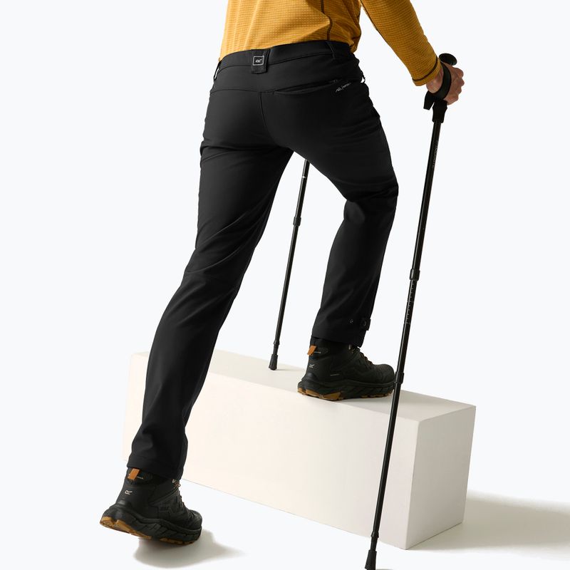 Pantaloni softshell da uomo REGATTA Geo Softshell black 4