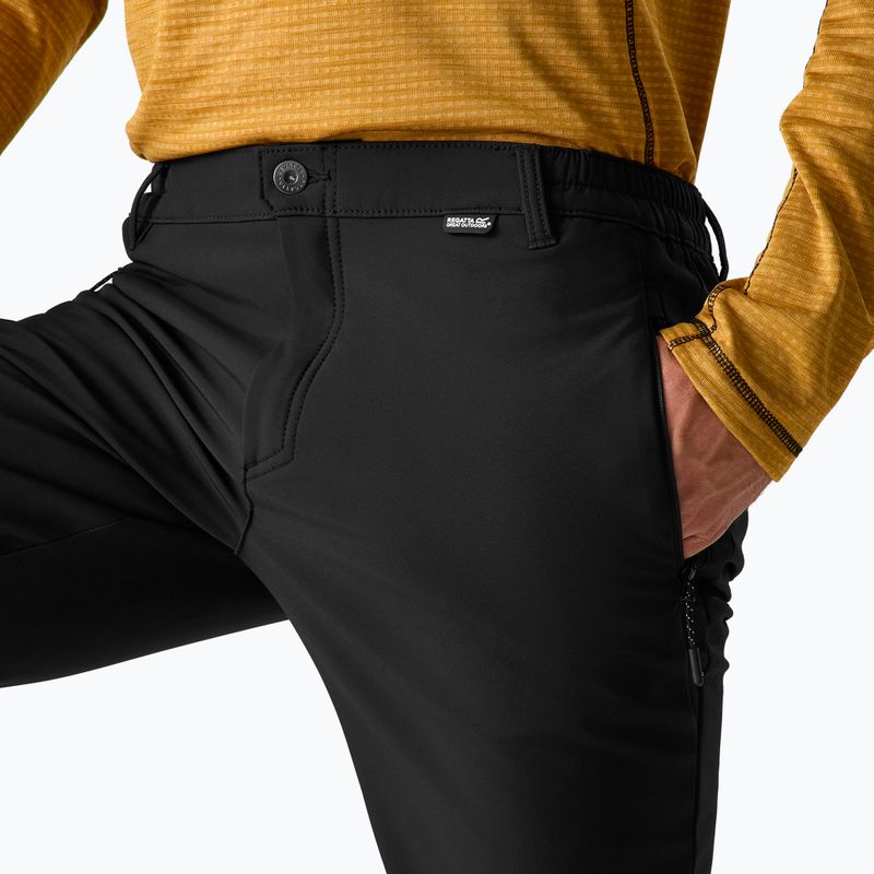 Pantaloni softshell da uomo REGATTA Geo Softshell black 5