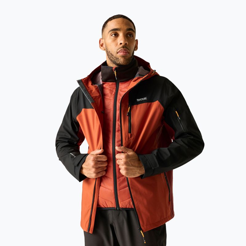 Giacca 3-in-1 da uomo REGATTA Sacramento 3in1 rooibos tea/black/burnt henna 5