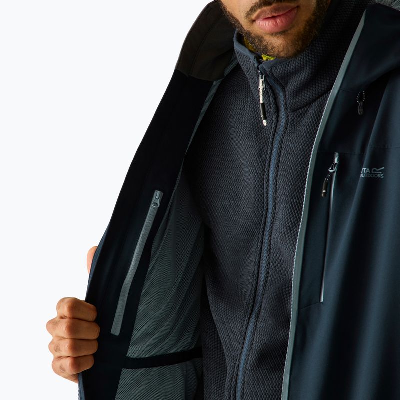 Giacca impermeabile da uomo REGATTA Birchdale II navy/dusky blue 7