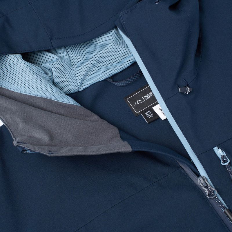 Giacca impermeabile da uomo REGATTA Birchdale II navy/dusky blue 13