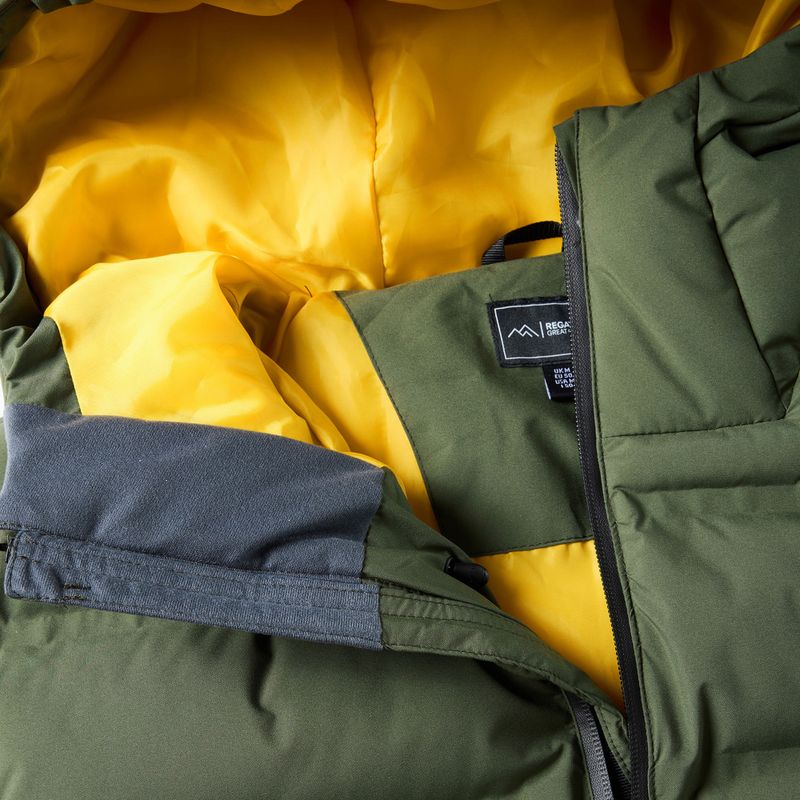Giacca imbottita da uomo REGATTA Altoro Thermal dark khaki/sunset 9