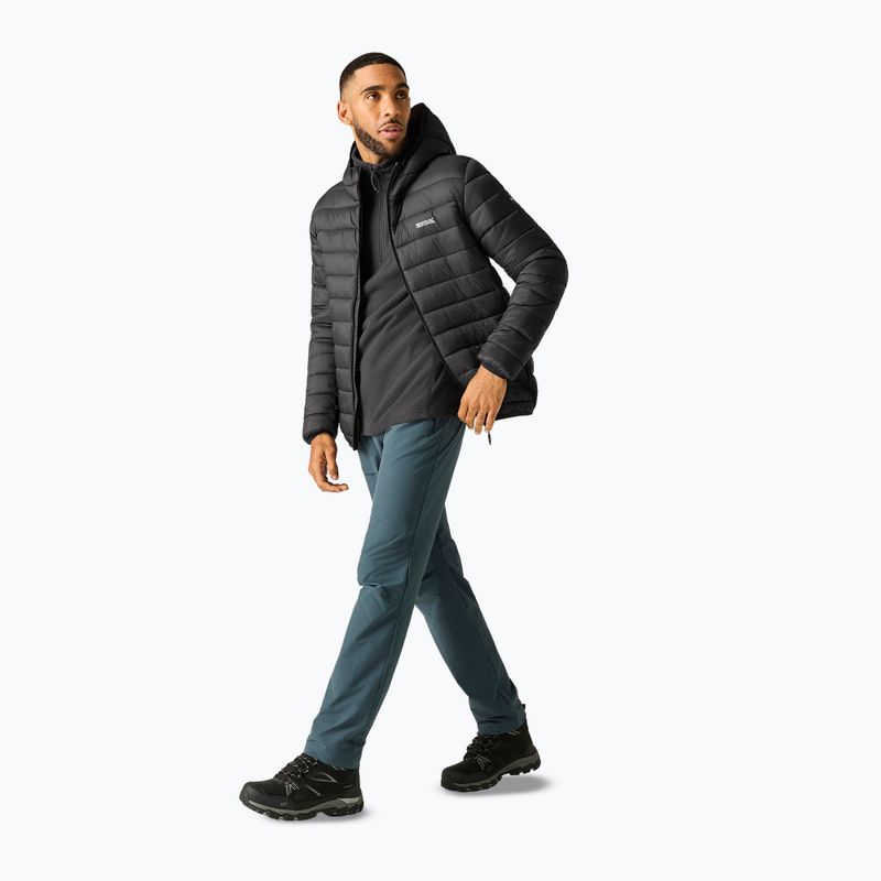 Piumino uomo REGATTA Hooded Marizion black/burnt henna 2
