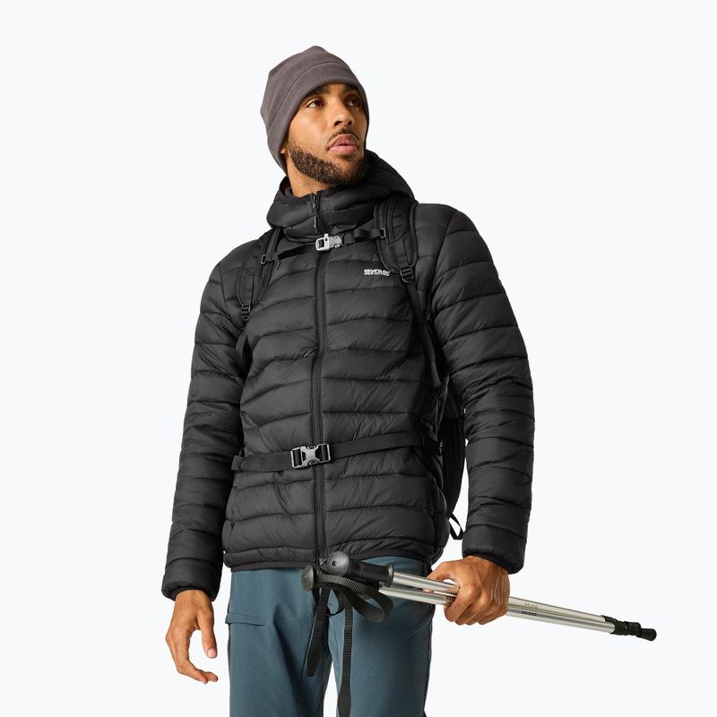 Piumino uomo REGATTA Hooded Marizion black/burnt henna 3