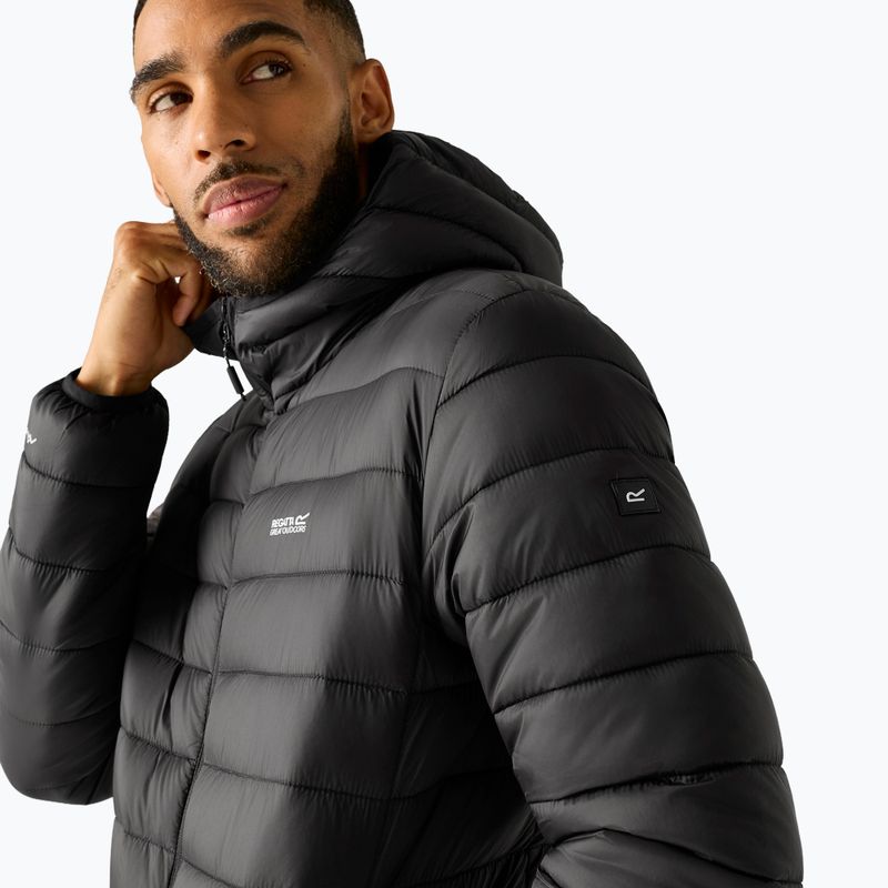 Piumino uomo REGATTA Hooded Marizion black/burnt henna 5