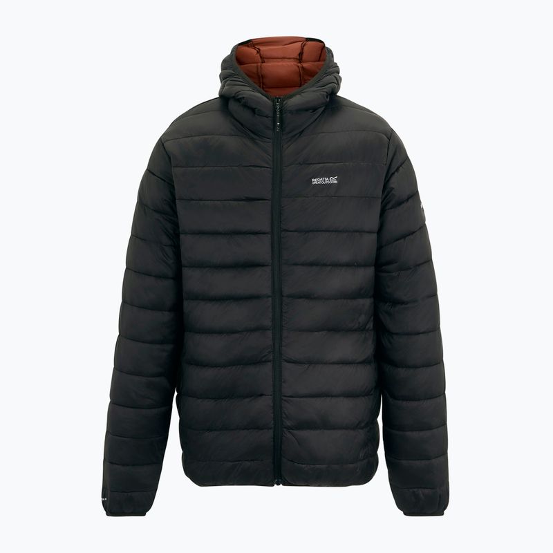 Piumino uomo REGATTA Hooded Marizion black/burnt henna 9