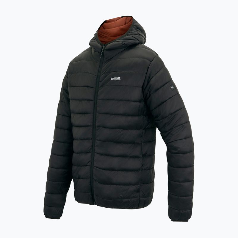 Piumino uomo REGATTA Hooded Marizion black/burnt henna 11