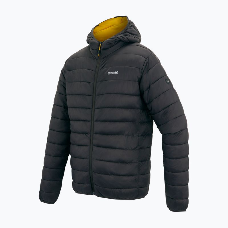 Piumino uomo Regatta Hooded Marizion ash/sunset 3