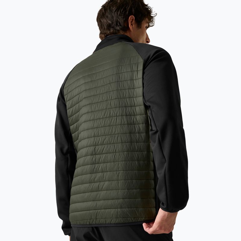 Giacca ibrida da uomo REGATTA Clumber Hybrid dark khaki/black/sunset 3