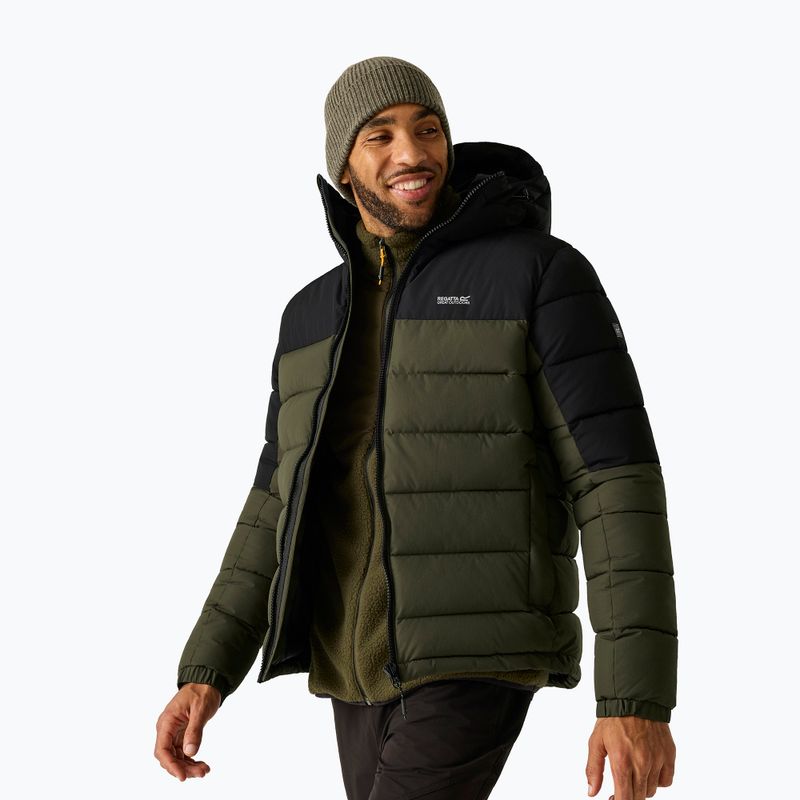 Giacca imbottita da uomo REGATTA Aldthron dark khaki/black 4