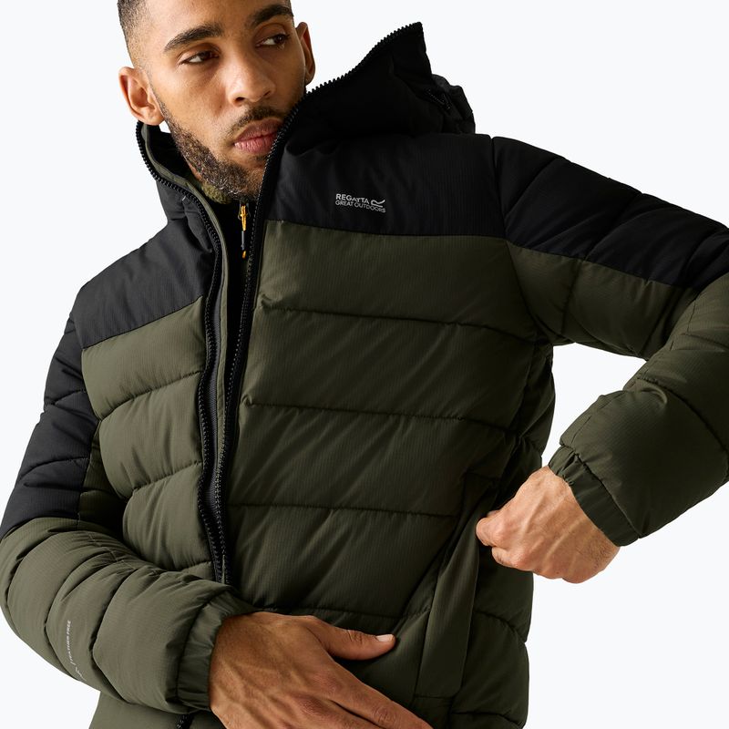 Giacca imbottita da uomo REGATTA Aldthron dark khaki/black 5