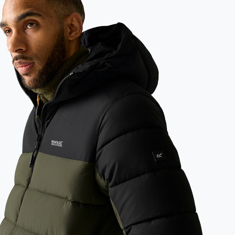 Giacca imbottita da uomo REGATTA Aldthron dark khaki/black 6