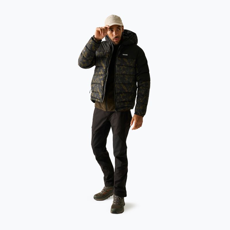 Giacca imbottita da uomo REGATTA Aldthron textured print/black 2