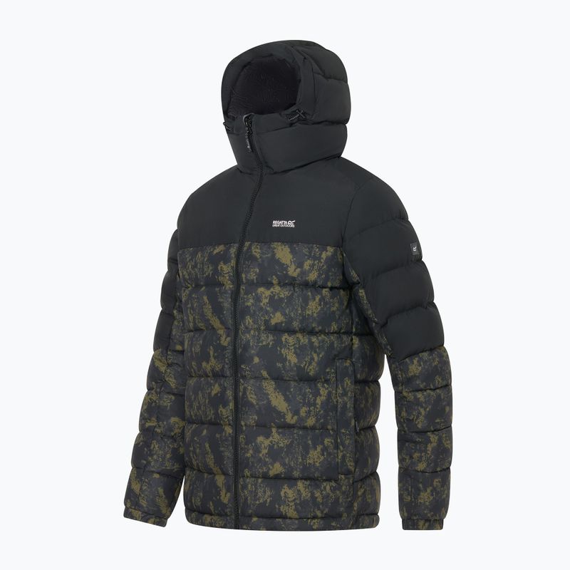 Giacca imbottita da uomo REGATTA Aldthron textured print/black 10
