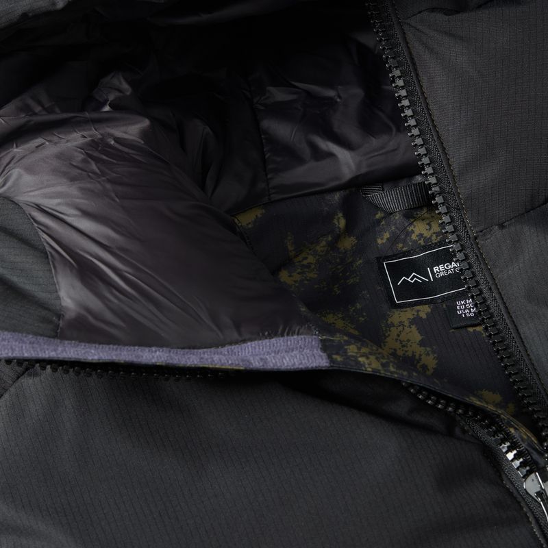 Giacca imbottita da uomo REGATTA Aldthron textured print/black 11