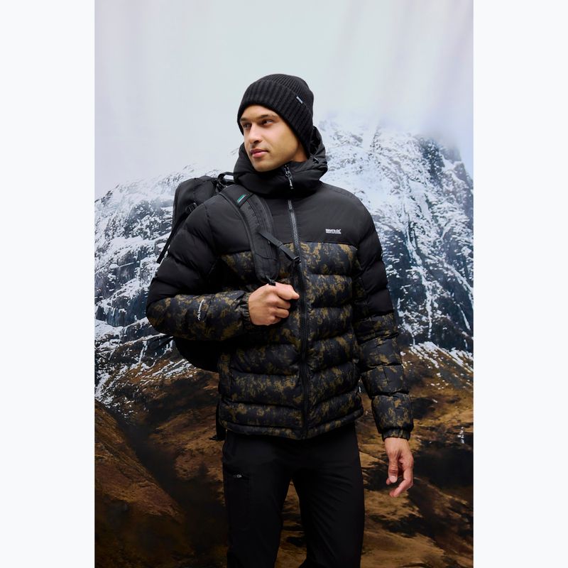 Giacca imbottita da uomo REGATTA Aldthron textured print/black 17