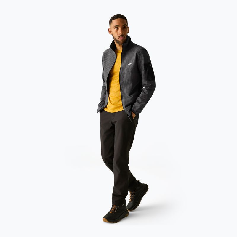 Felpa da uomo REGATTA Baslinn ash/black 2