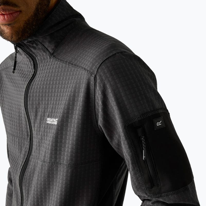 Felpa da uomo REGATTA Baslinn ash/black 7
