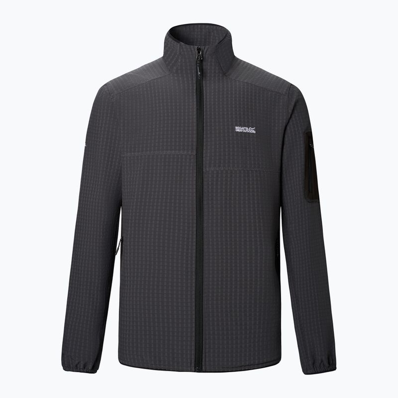 Felpa da uomo REGATTA Baslinn ash/black 8