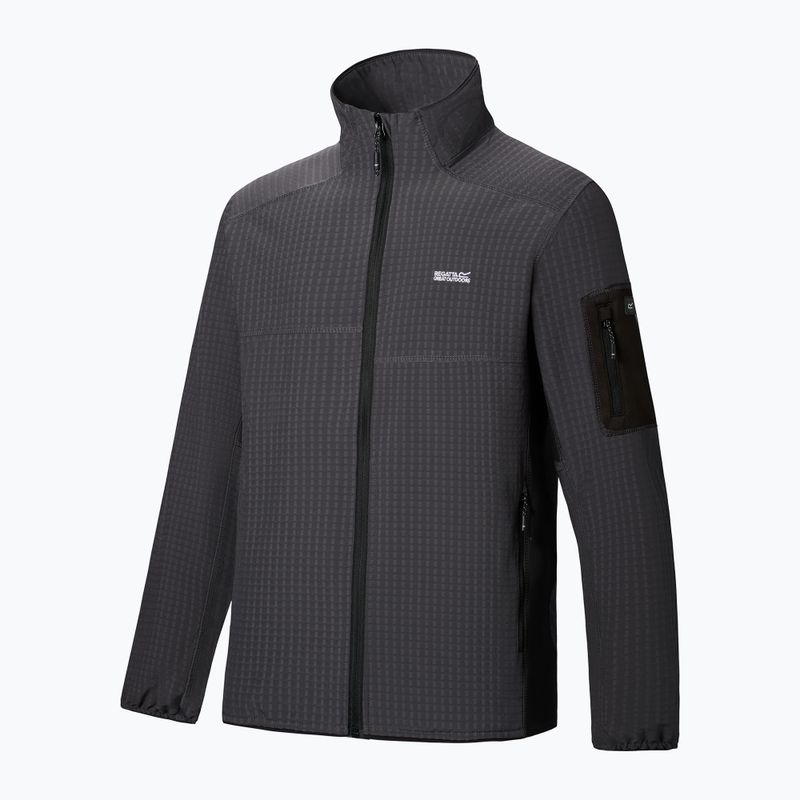 Felpa da uomo REGATTA Baslinn ash/black 10